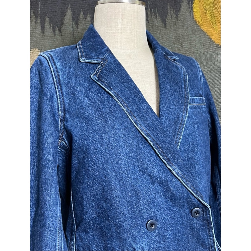 Madewell Denim Blazer Jacket M - Picture 15 of 16